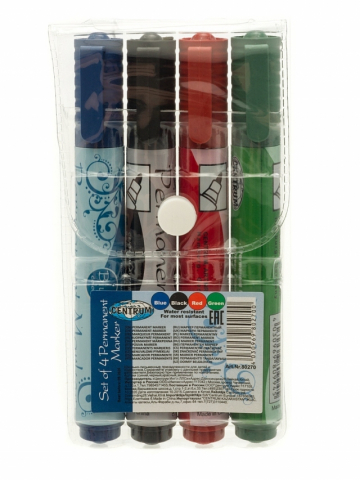 Instrumente de scris - Marker whiteboard, 4 culori/set, CENTRUM