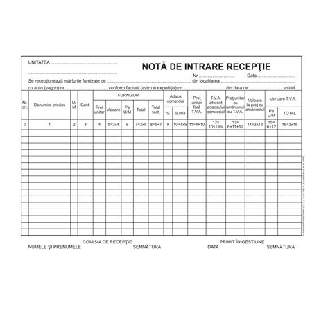 Tipizate - NIR A4 autocopiativ , 50 set/car , a/a , nepersonalizat