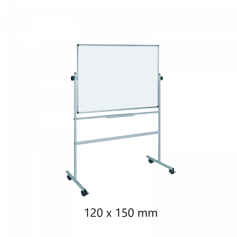  Panouri flipchart - Panou magnetic(Whiteboard) 120*180cm, 2 fete, suport mobil, RO-CLIPS