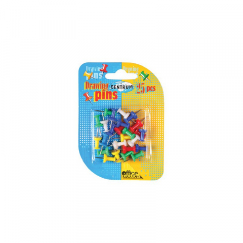 Capse, ace, pioneze - Pioneze afisaj,25 buc/blister, CENTRUM