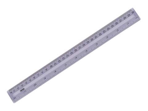  Rigle - Rigla plastic 30 cm, in blister, CENTRUM