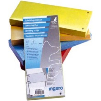 Organizare si arhivare    - Separatoare biblioraft 100 file carton,180g/mp,204x105mm