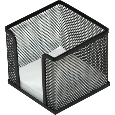 Suport birou - Suport cub hartie 9*9cm, metalic,Mesh