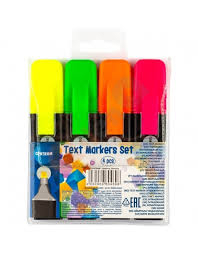 Textmarkere - Textmarker 4 culori/set, CENTRUM