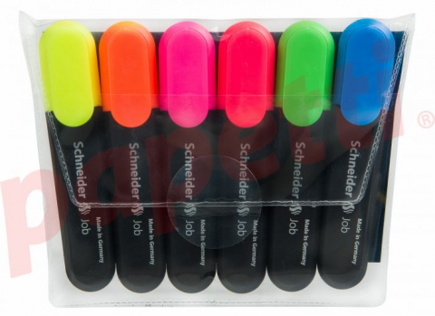 Textmarkere - Textmarker 6 culori/set, SCHNEIDER JOB