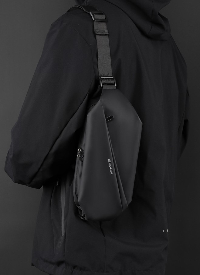 Borseta, geanta umar, 4 buzunare, 36 x 13 x 9 cm, unisex. neagra, Obralix® [9]