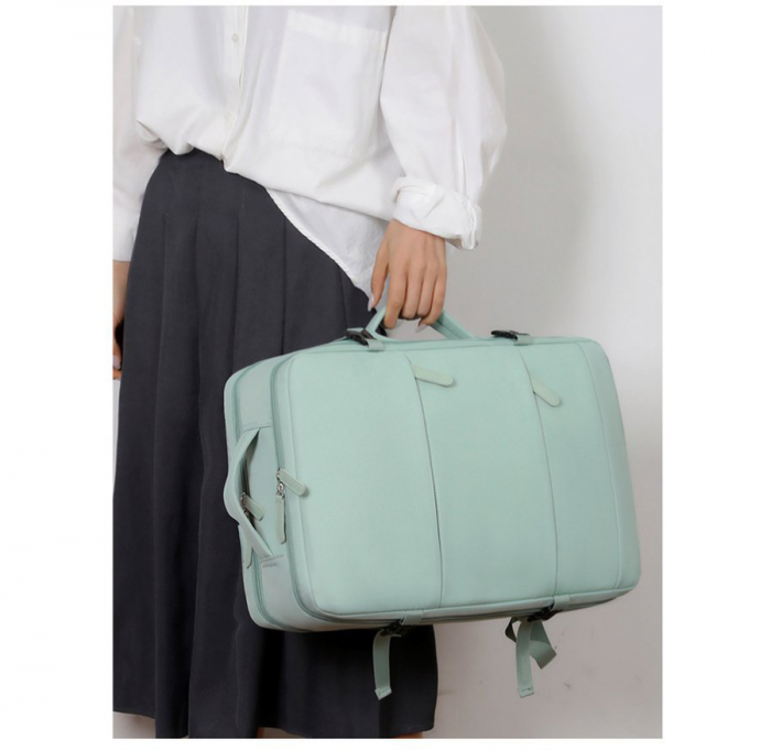 Rucsac Călătorie pentru Laptop, Wizz Air, port încărcare, până la 35 L, Impermeabil, Verde menta, obralix® [12]