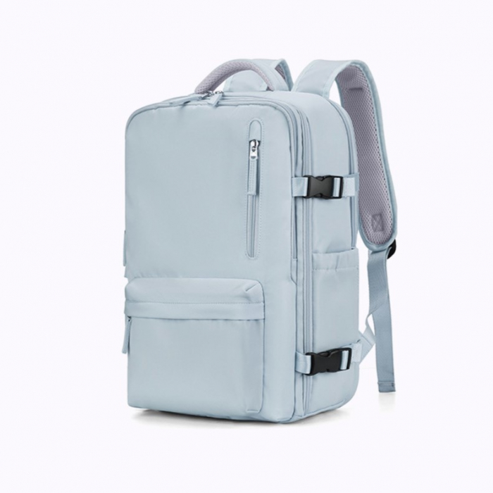 Rucsac Călătorie pentru Laptop, Wizz Air, Business, port de încarcare USB, până la 35 L, Impermeabil, 42x30x20 cm, Albastru deschis [1]