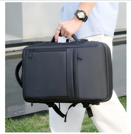 Rucsac Călătorie pentru Laptop, Extensibil, Impermeabil, port USB, până la 40 L, Negru, obralix® [10]