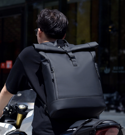 Rucsac laptop, multifuncțional, impermeabil, rezistent, business, elegant, negru [10]