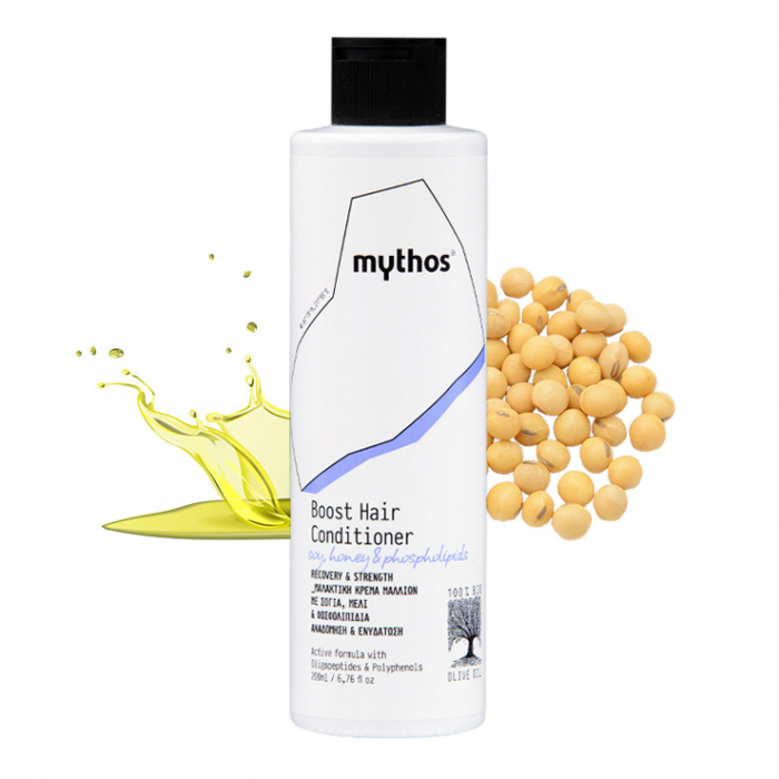 Balsam de păr cu soia, miere și fosfolipide, Mythos, 200ml [2]