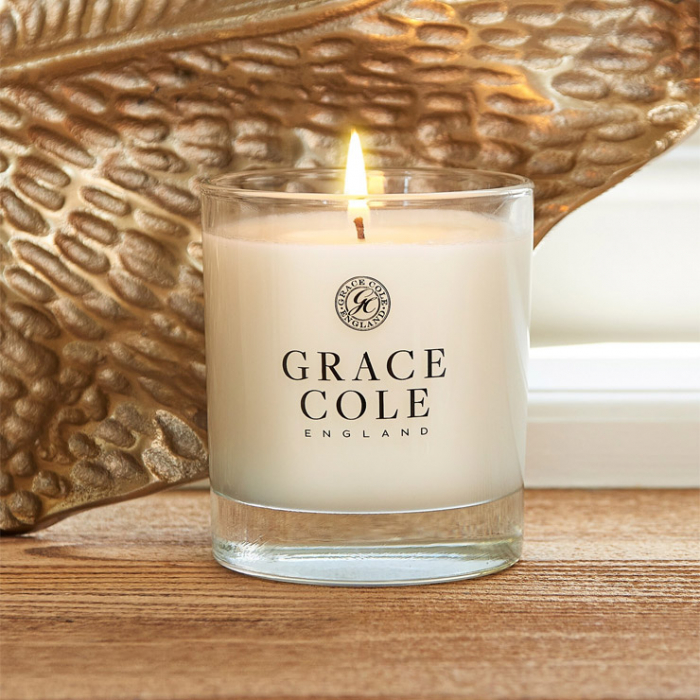 Lumânare parfumată Grace Cole Nectarine Blossom & Grapefruit, 40 ore, 200g [2]