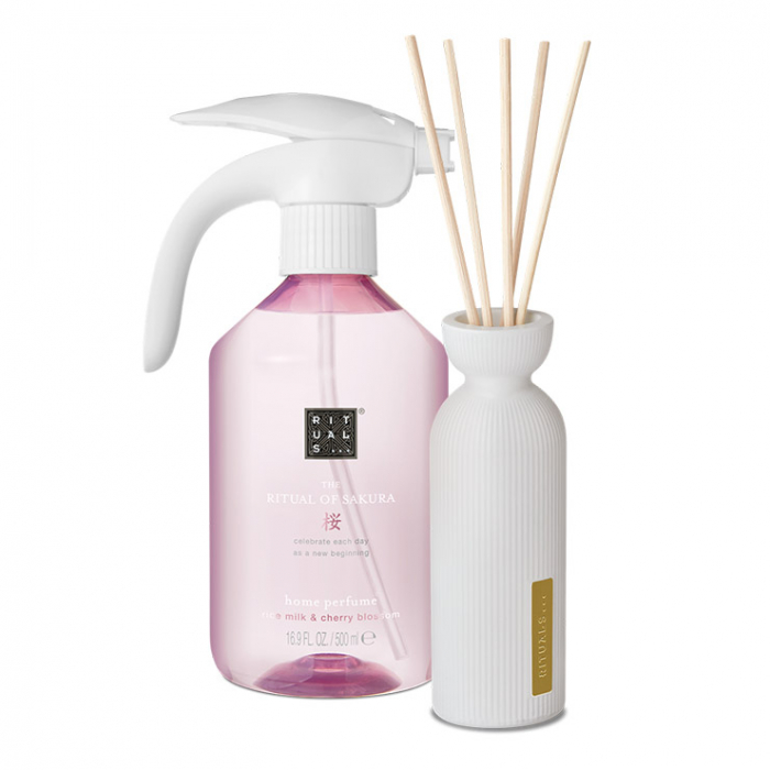 Sakura Fragrance Set, spray 500ml + bețișoare parfumate 70ml [1]