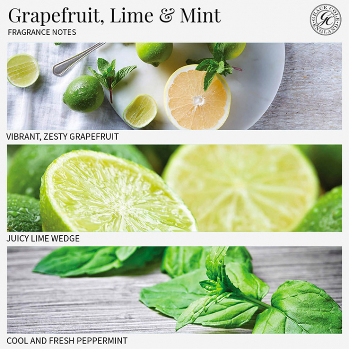 Set îngrijire corp Grapefruit Lime & Mint, Grace Cole [4]