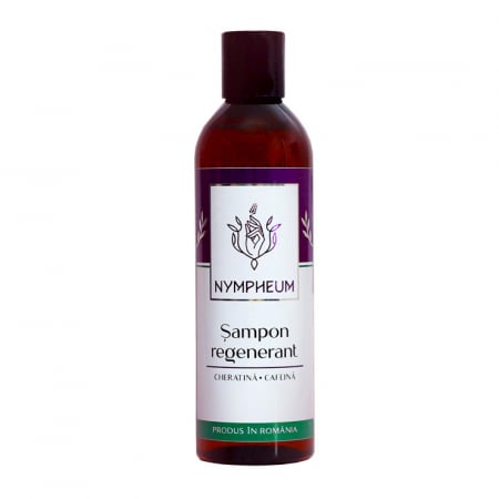 Șampon regenerant cu keratină și cafeină, Nympheum, 250ml [0]