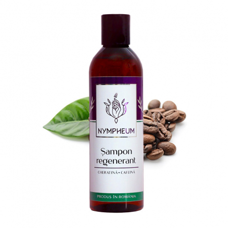 Șampon regenerant cu keratină și cafeină, Nympheum, 250ml [1]
