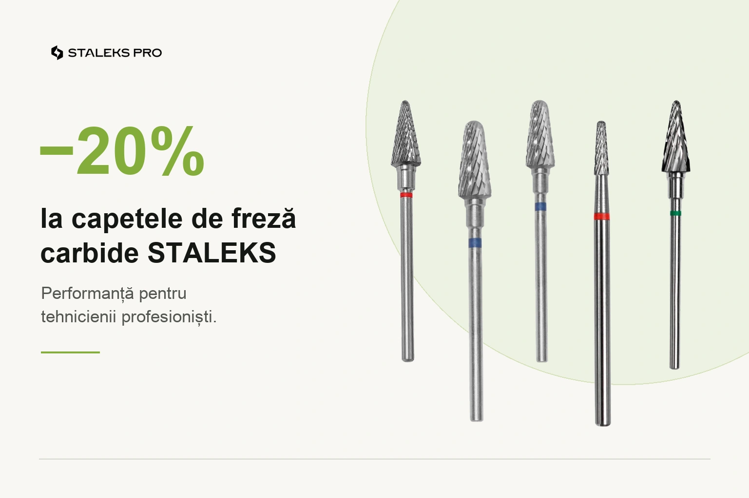 −20% la capete de freză carbide STALEKS