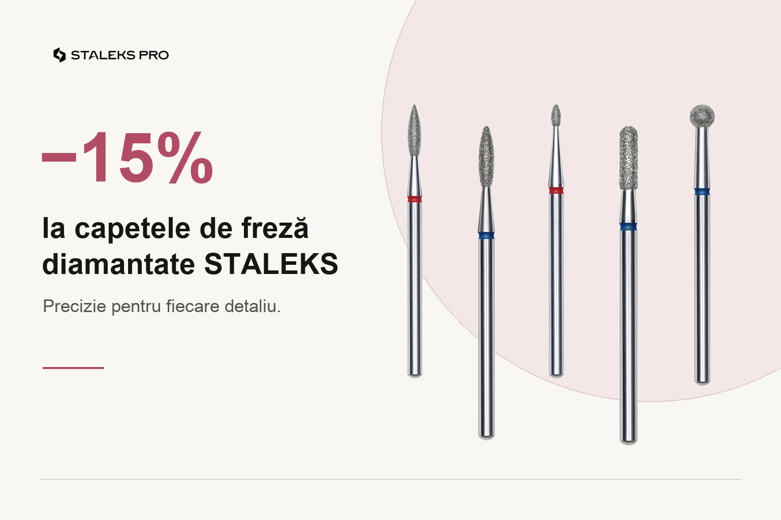 −15% la capete de freză diamantate STALEKS