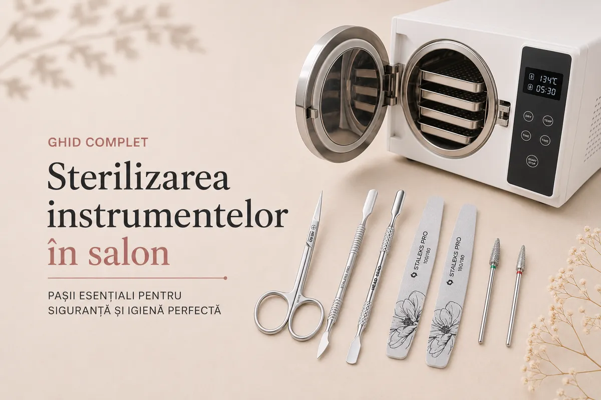 Cum sterilizezi corect instrumentele profesionale de manichiură și pedichiură