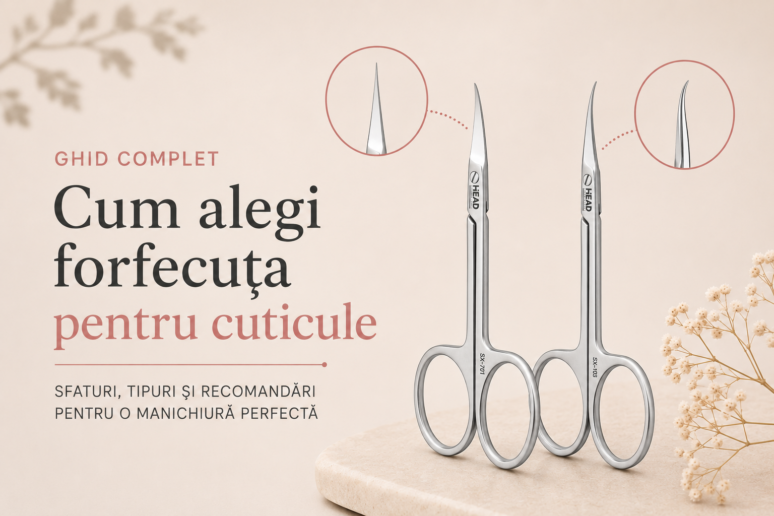 Cum alegi forfecuța potrivită pentru cuticule: Ghidul complet al tehnicianului profesionist