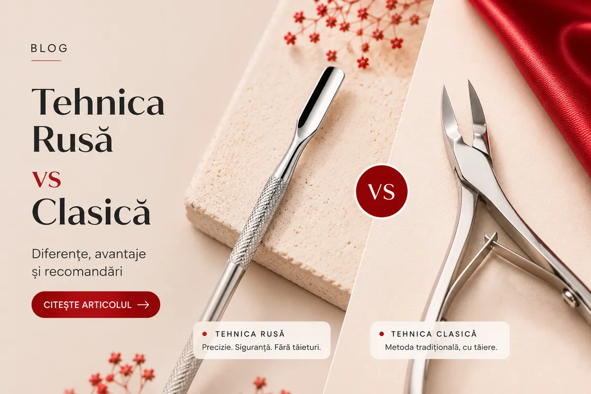 Tehnica rusească vs tehnica clasică pentru cuticule: care este potrivită pentru tine?
