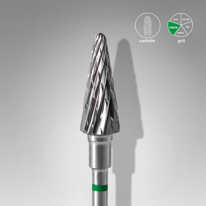 Capăt freză Carbide STALEKS EXPERT FT71G060/14, con verde, Ø6 mm [2]