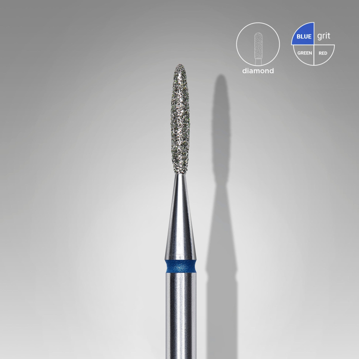 Capăt diamantat STALEKS FA10B014/8, flacără albastră, Ø1,4 mm [2]