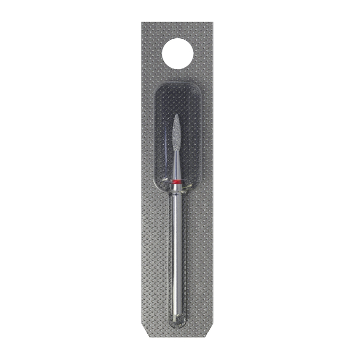 Capăt diamantat STALEKS EXPERT FA11R021/8, flacără ascuțită roșie [3]
