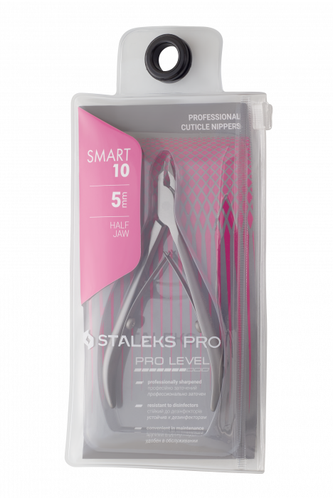 Cleste pentru cuticule STALEKS SMART 10, 5mm NS-10-5 [5]