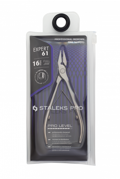 Cleste profesional pentru unghii incarnate Staleks Expert 61 16 mm, NE-61-16 [5]