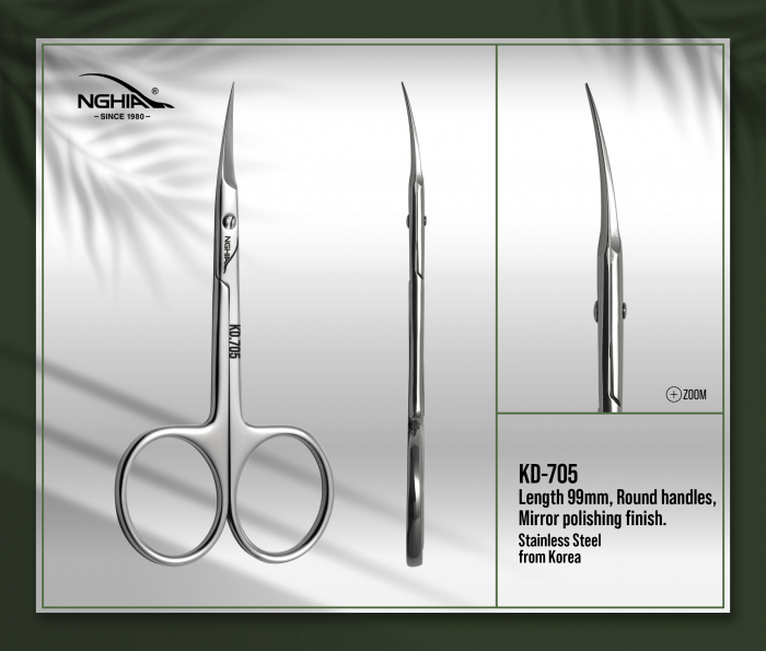 Forfecuta profesionala pentru cuticule Nghia, KD-705 [1]