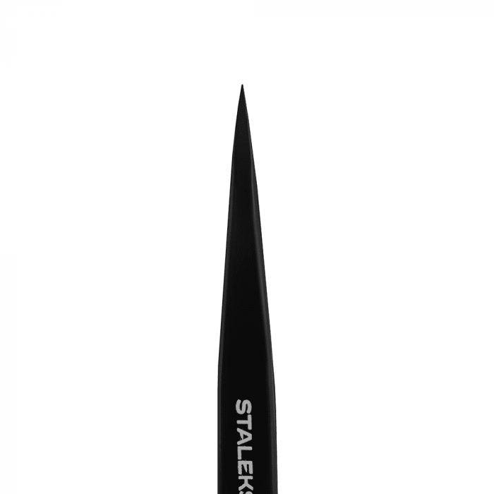 Penseta pentru sprancene Saleks Expert neagra TE-11/5B [3]