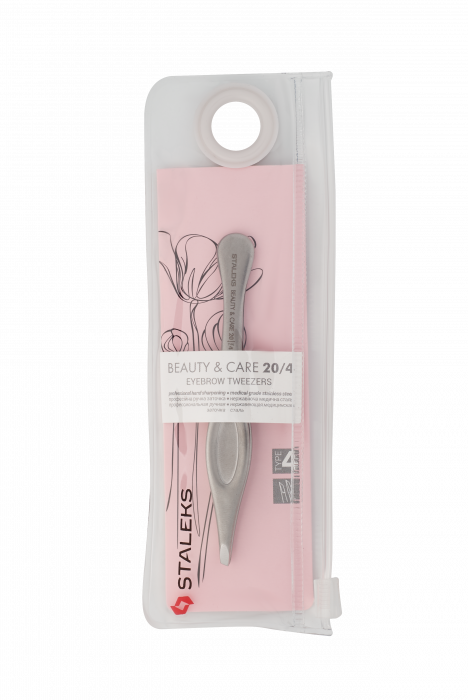 Penseta pentru sprancene Staleks Beauty & Care 20, Tip 4 TBC-20/4 [4]