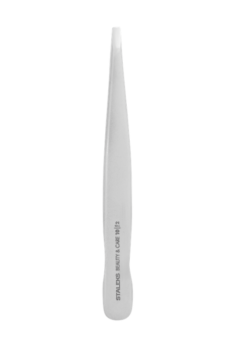 Penseta pentru sprancene STALEKS BEAUTY & CARE TBC-10/2 [2]
