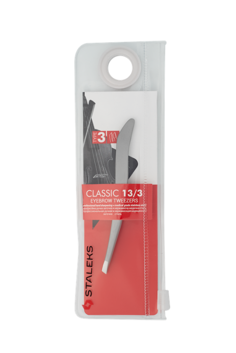 Penseta pentru sprancene STALEKS CLASSIC TC-13/3 [4]