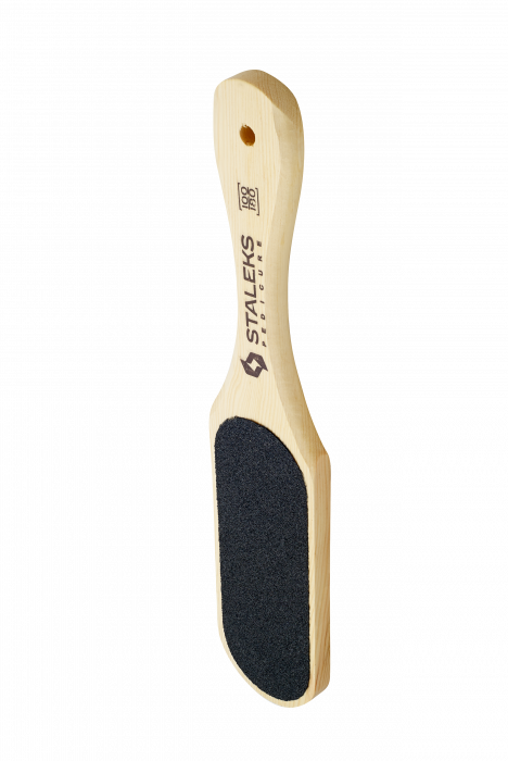 Pila din lemn pentru pedichiura Staleks Beauty & Care 10, Tip 1, granulatie 100/180, ABC 10/1 [2]