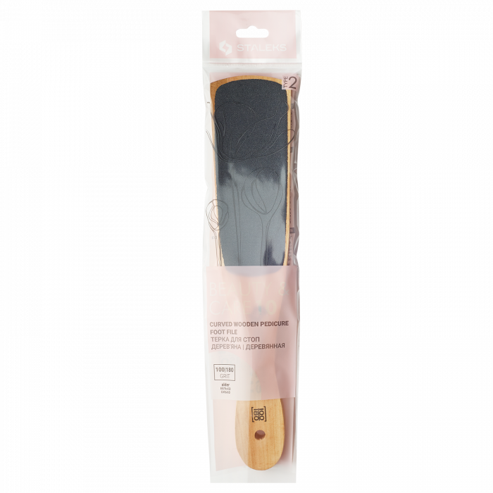 Pila din lemn pentru pedichiura Staleks Beauty & Care 10, Tip 2 ABC 10/2 [3]