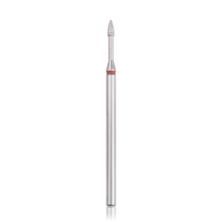Head the beauty tools - Capat freza Diamant, HEAD, cilindru ascutit, rosu, L-3,5 mm, Ø1,6 mm