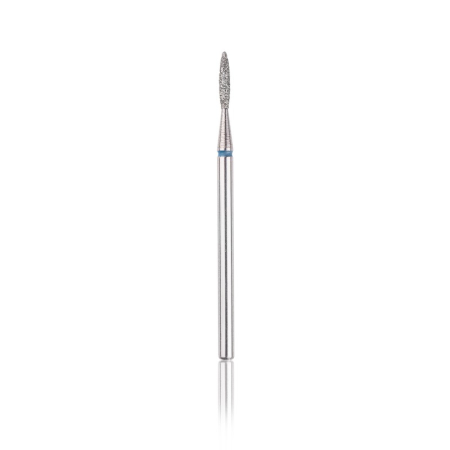 Head the beauty tools - Capat freza Diamant, HEAD, flacara rotunjita, albastru, L-8,0 mm, Ø1,6 mm
