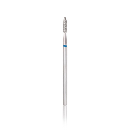Head the beauty tools - Capat freza Diamant, HEAD, flacara rotunjita, albastru, L-8,0 mm, Ø2,1 mm