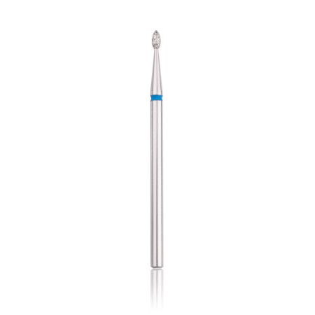 Head the beauty tools - Capat freza Diamant, HEAD, picatura, albastru, L-3,5 mm, Ø1,6 mm