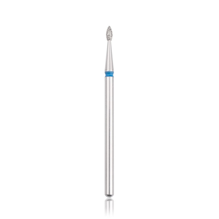 Head the beauty tools - Capat freza Diamant, HEAD, picatura, albastru, L-4,0 mm, Ø1,6 mm