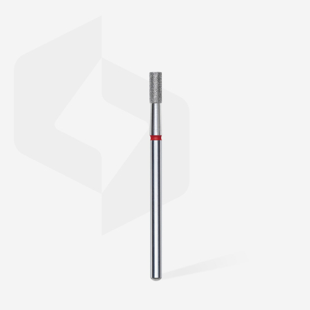 Freze diamantate STALEKS - Capăt diamantat STALEKS FA20R025/6, cilindru roșu, Ø2,5 mm