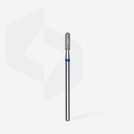 Capete de freză STALEKS - Capăt diamantat STALEKS FA30B023/8, cilindru rotunjit albastru, Ø2,3 mm