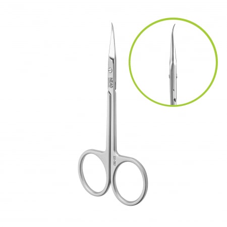 Forfecute - Forfecuta profesionala pentru cuticule cu varf extra-curbat HEAD X-Line, SX-702