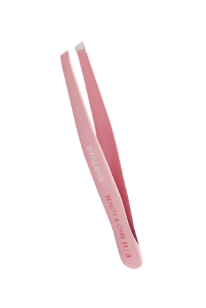 Pensete - Penseta pentru sprancene roz STALEKS BEAUTY & CARE TBC-11/3