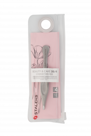 Penseta pentru sprancene Staleks Beauty & Care 20, Tip 4 TBC-20/4 [3]