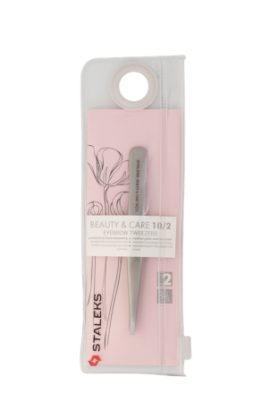 Penseta pentru sprancene STALEKS BEAUTY & CARE TBC-10/2 [3]
