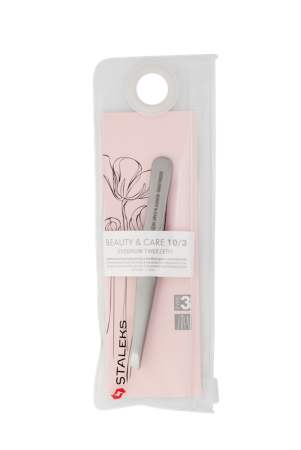 Penseta pentru sprancene STALEKS BEAUTY & CARE TBC-10/3 [3]