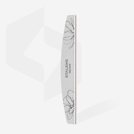Pile pentru pedichiură Staleks expert profesionale - Pilă minerală semilună STALEKS EXPERT 40 NFE-40-180/240, 180/240 grit, 1 buc.